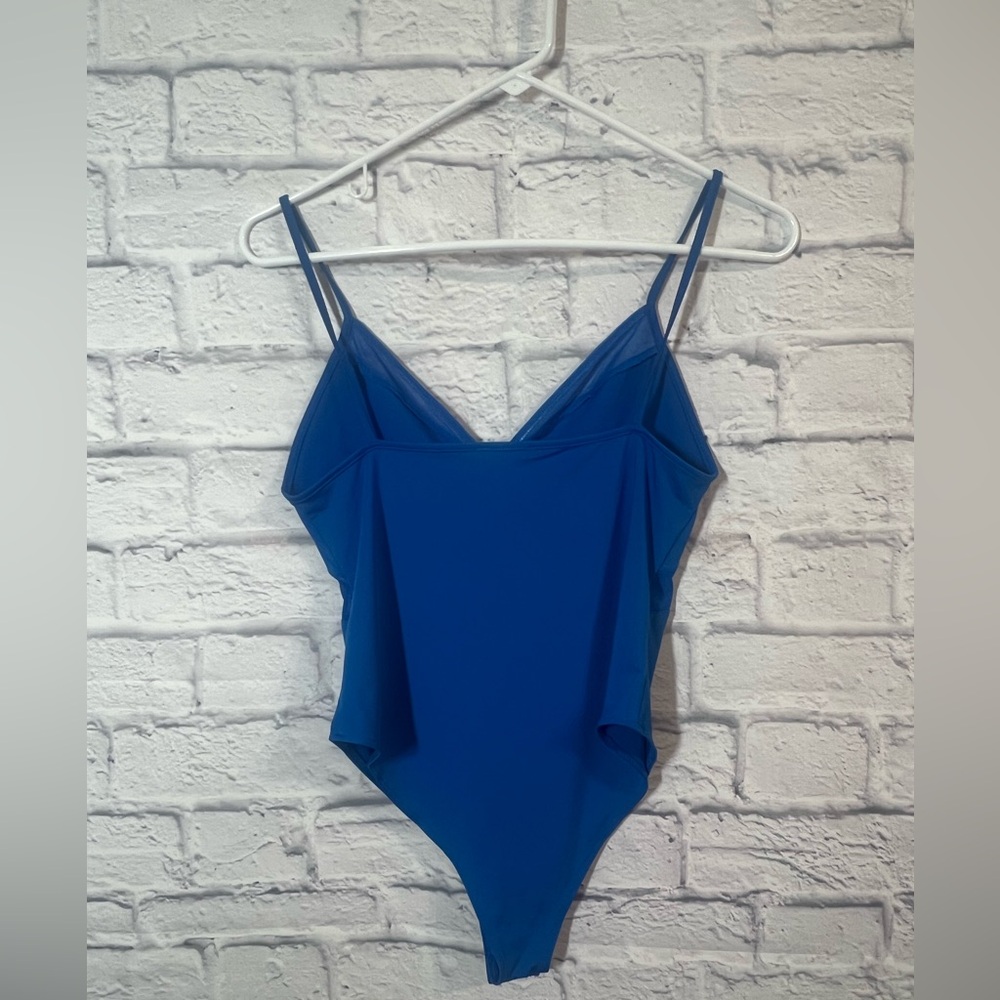 Zara Blue Bodysuit, sz Large - Picture 4 of 4